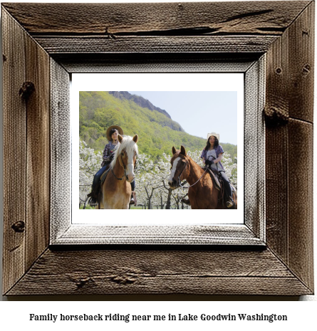 family horseback riding near me in Lake Goodwin, Washington